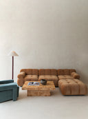 Sala Bo 3 plazas Velvet + Ottoman