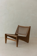 Sillón bejuco rosa morada