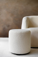 Taburete Round Bouclé