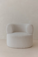 Sillón oval bouclé
