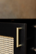 Credenza Bejuco Chica en Negro
