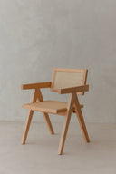 Silla Pierre Jeanneret haya natural