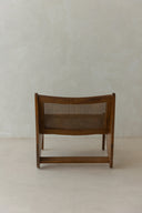 Sillón bejuco rosa morada