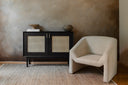 Credenza Bejuco Chica en Negro
