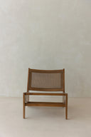 Sillón bejuco rosa morada