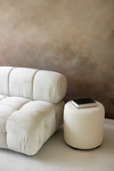 Taburete Round Bouclé