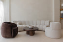 Sala Curved Bouclé 3 plazas