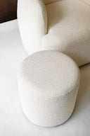 Taburete Round Bouclé